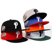 P Letter Embroidery Baseball Caps